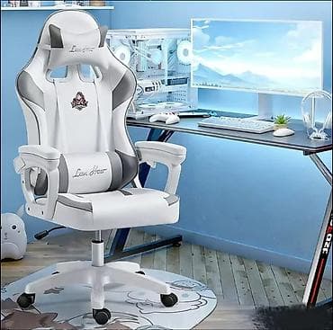 Ofis oturacaqları: Yeni, Təkərli, Qolları tənzimlənmir, Süni dəri — 5