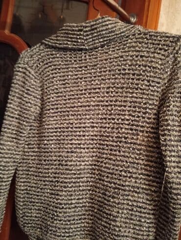 jaket toxumaq: OCEANE Paris qadın jaketi - Rəng və naxış: qara‑ağ karmallı/striqlı — 3