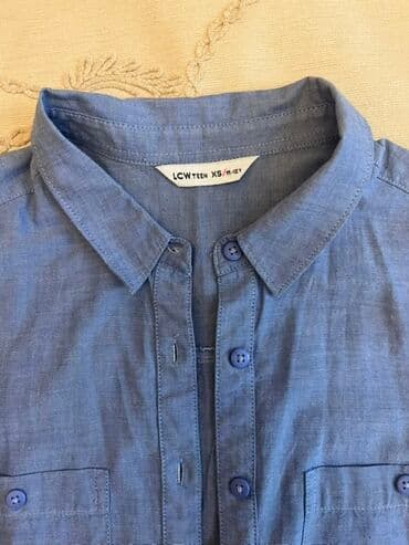 göy bodiklər: LCW Teen köynək - Model: LCW Teen - Ölçü: XS (11-12Y etiketli) - — 1