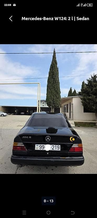 e46 turbo az: Mercedes-Benz 200: 2 l | 1988 il Sedan — 1