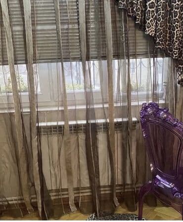 Занавески и тюли: Organza tul perde-2.20 sm2 goldur,hund 2,60 sm, giymet-30 azn( — 1