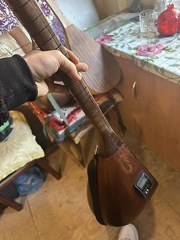 Gitaralar: Elektro-çılqılı saz - Korpus: ağacdan hazırlanmış, tünd rəngli, yan — 10