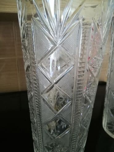 доставка газа: Набор ваз, Хрусталь — 6