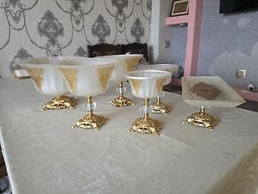 perde 2: Nahar dəsti, rəng - Ağ, Şüşə — 3