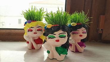 su perisi sekilleri: Fiqur, Keramika, rəng - Yaşıl — 1