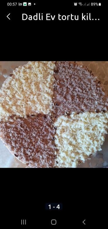 Dadli lezetli kere yagi ile ev tortu kilosu 18m