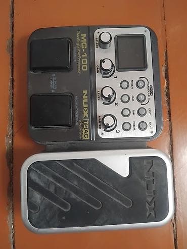 klasik gitara: Məhsul: Cort G Series elektrik gitara + NUX MG-100 multi-effekt — 3
