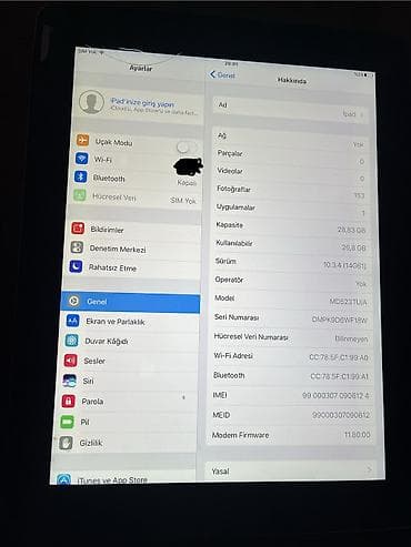 tablet sat: Apple iPad (MD523TU/A) – 32 GB, Wi‑Fi + Cellular Xüsusiyyətlər: - — 4