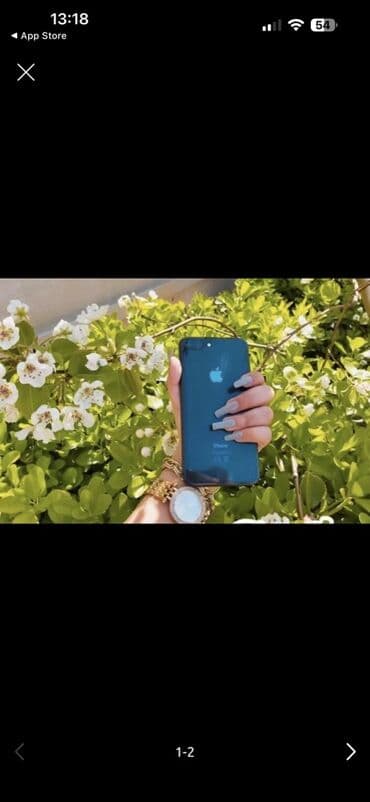 IPhone 8 Plus, 64 GB, Qara, Face ID, Barmaq izi