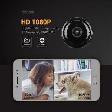 видеокамера: Kamera ip Escam Q6 1080 HD (kamera wifi) 🌍Zavod məhsuludu ve dünyanın — 2