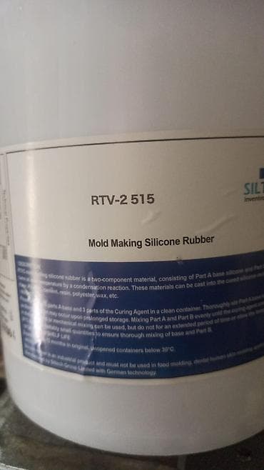 maye silikon satisi: Siltech RTV-510/RTV-515 – qəlib hazırlamaq üçün silikon rezin — 4