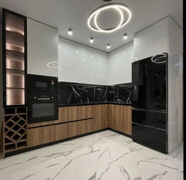 taxt ortukleri: Sifarişlə mətbəx dəsti, Özü çəkən petlələr, MDF, Kredit var, Pulsuz çatdırılma — 1