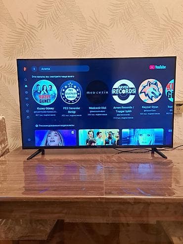 Ножи: Smart TV – geniş ekranlı, nazik çərçivəli model Xüsusiyyətlər: - — 6