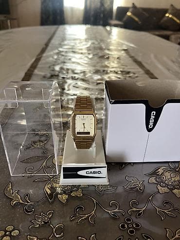 topdan saat: İşlənmiş, Qol saatı, Casio, rəng - Qızılı — 4