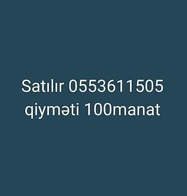 Квартиры: Nömurə satılır qiyməti 100manat — 1