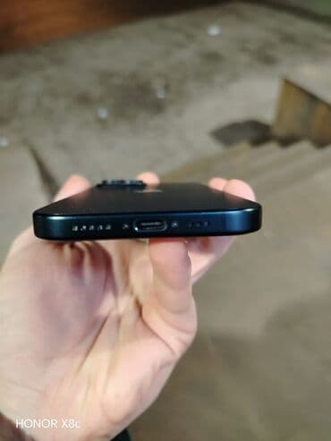 зарядка для айфона 5: IPhone 15, 128 GB, Black Titanium, Face ID — 3