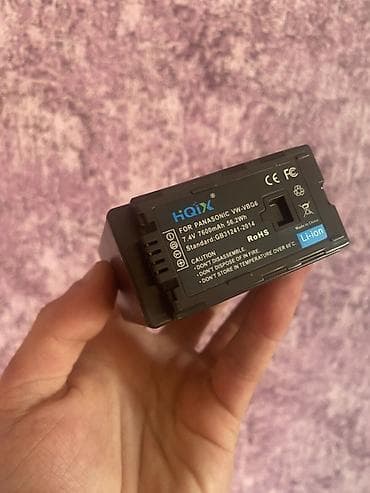 HQIX Li-ion batareya – Panasonic videokameralar üçün Model uyğunluğu