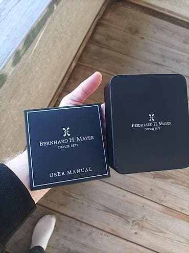 bəy gəlin: Qol saatı, Bernhard Mayer, rəng - Qara — 3