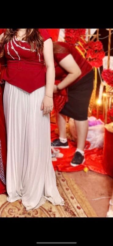 qadın toy geyimləri: Ziyafət donu, Maksi, L, M — 2