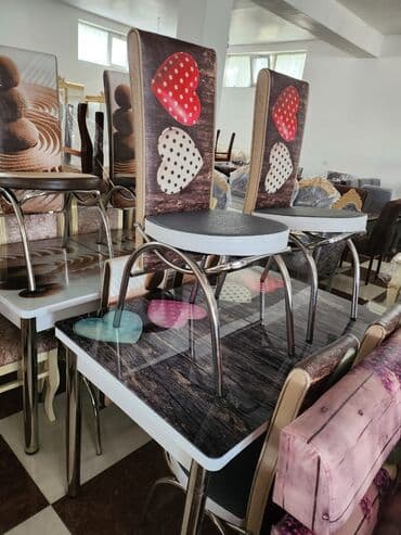 hinduşka ətinin qiyməti: 🇹🇷Turkiye istehsali. Metbex masa desti Masa 4oturacaq Masa 80*130 — 4