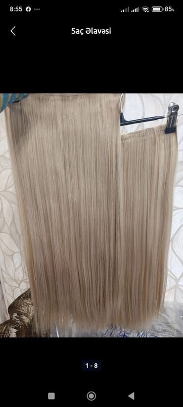 sac rəngi: Taxma saçlar, Süni, İşlənmiş — 1