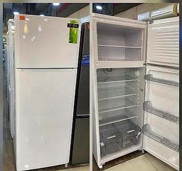 İki qapılı soyuducu (yuxarıda dondurucu) - Rəng: ağ, klassik dizayn -