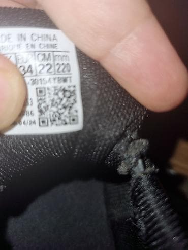 Uşaq ayaqqabıları: Rəng - Qara Krossovkalar, Reebok, Ölçü: 34, Oğlan üçün — 5