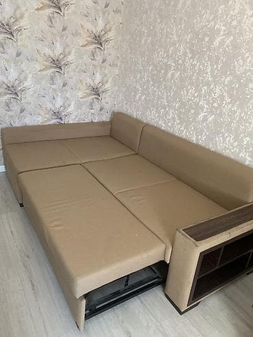 Künc divan – çevrilən yataq funksiyalı, saxlama bölmələri ilə - — 2