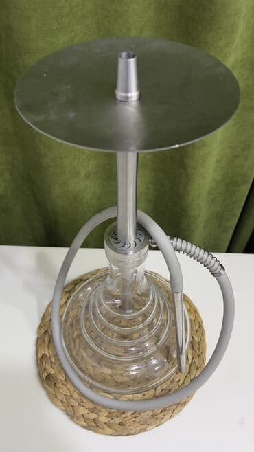 Metall və şüşədən hazırlanmış nargilə dəsti Xüsusiyyətlər: - Gövdə