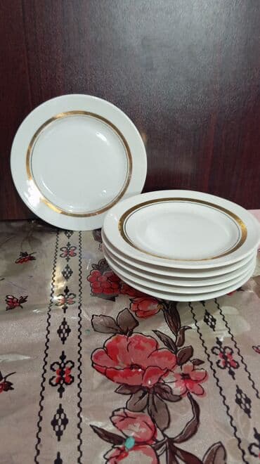 əşya alıram: Nəlbəkilər, rəng - Ağ, Farfor — 5