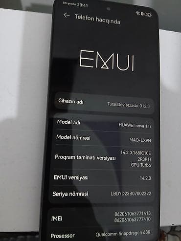 huawei telefonlari: Huawei nova 11i, 128 GB, İki sim kartlı — 2