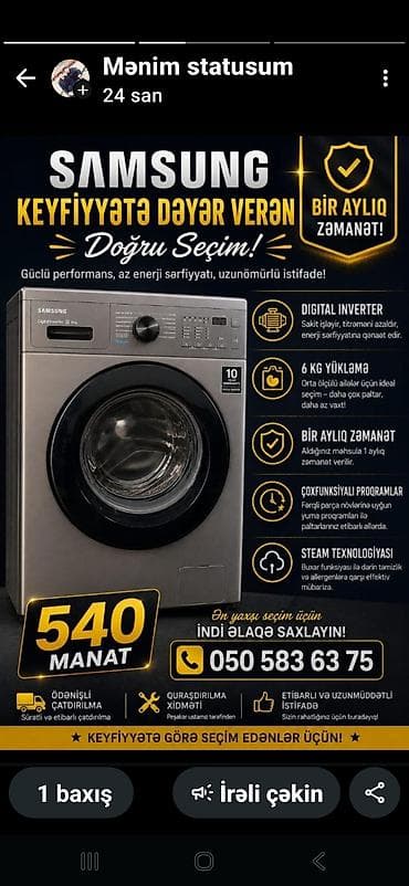 epson a3 printer: Məişət texnikası və mebel seçimi - Ön yükləməli paltaryuyan maşınlar — 5