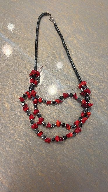 qizil mirvari: Hamisi tebii daslardi.Mirvari,Opal,qorniy pesok,Mercan . aqat — 5