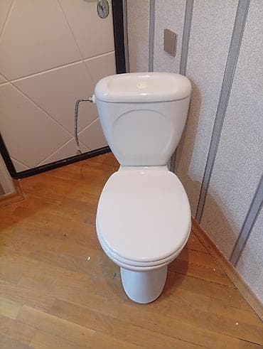 plastik boru utu: Unitaz – kompakt çənli, döşəməyə bərkidilən model tertemizdir yeniden — 3