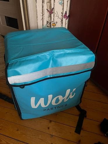 wolt: Wolt Partner termal çatdırılma çantası - Sırt çantası tipli böyük — 1