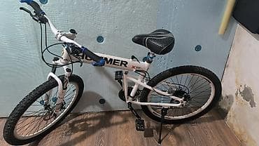 mini velosiped: HUMMER dağ velosipedi – ağ rəng, yığcam və möhkəm konstruksiya — 3