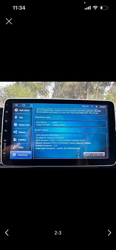 modio m19 tablet: Android avtomobil multimedia sistemi – 10.1" toxunma ekran Texniki — 2