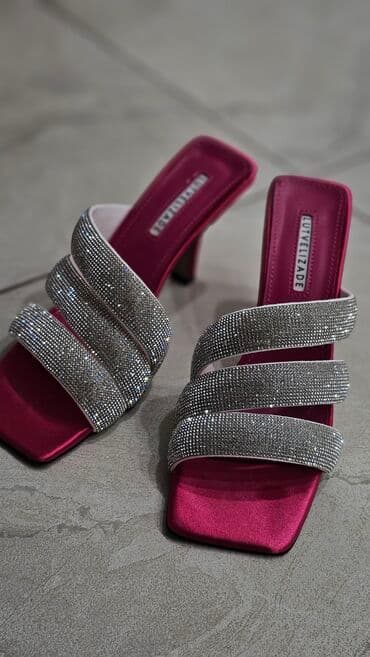 школьные туфли: Туфли, Размер: 40, цвет - Розовый, Б/у — 2