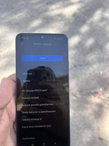 32 gb telefonlar: Poco C75 5G, 256 GB, rəng - Qara, Barmaq izi — 7