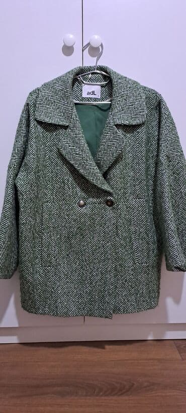 зеленые мужские спортивные костюмы: Мужское пальто, Adl, S, цвет - Зеленый — 1