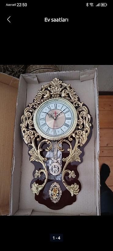 Süni güllər: Divar saatları — 1