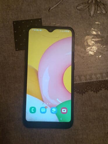 Samsung Galaxy A01, rəng - Qara, İki sim kartlı