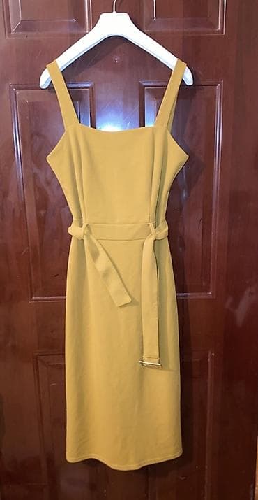 Другая женская одежда: Hər biri 5 azn Qadın geyimləri – 4 ədəd paltar seti - Göy rəngli midi — 6