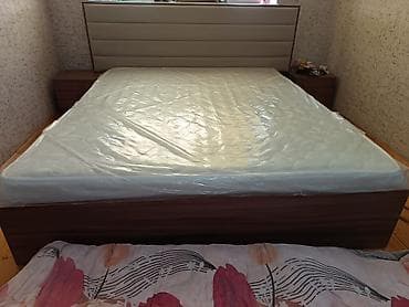 yeni mebellər: İkinəfərlik çarpayı, 2 tumba, Yeni — 1