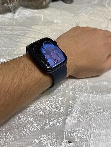 İşlənmiş, Smart saat, Apple, Suya davamlı, rəng - Qara