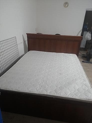Çarpayılar: İşlənmiş, İkinəfərlik çarpayı, Bazasız, Matras ilə, Siyirməsiz — 3