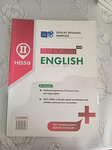 elxan elatli şantaj pdf: Məhsul: “Test Toplusu – English (II Hissə)”, Dövlət İmtahan Mərkəzi — 1