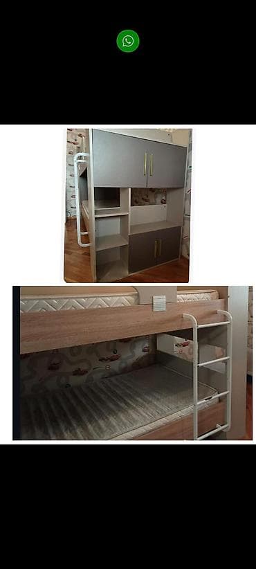 Oğlan və qız üçün, İşlənmiş, Çarpayı, Matras ilə, Siyirməli