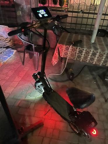 elektro scuter: Toba -st 666 Elektrik skuter – oturacaqlı, güclü işıqlandırmalı 3 mod — 4