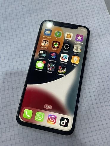IPhone X, 64 GB, Gümüşü, Face ID